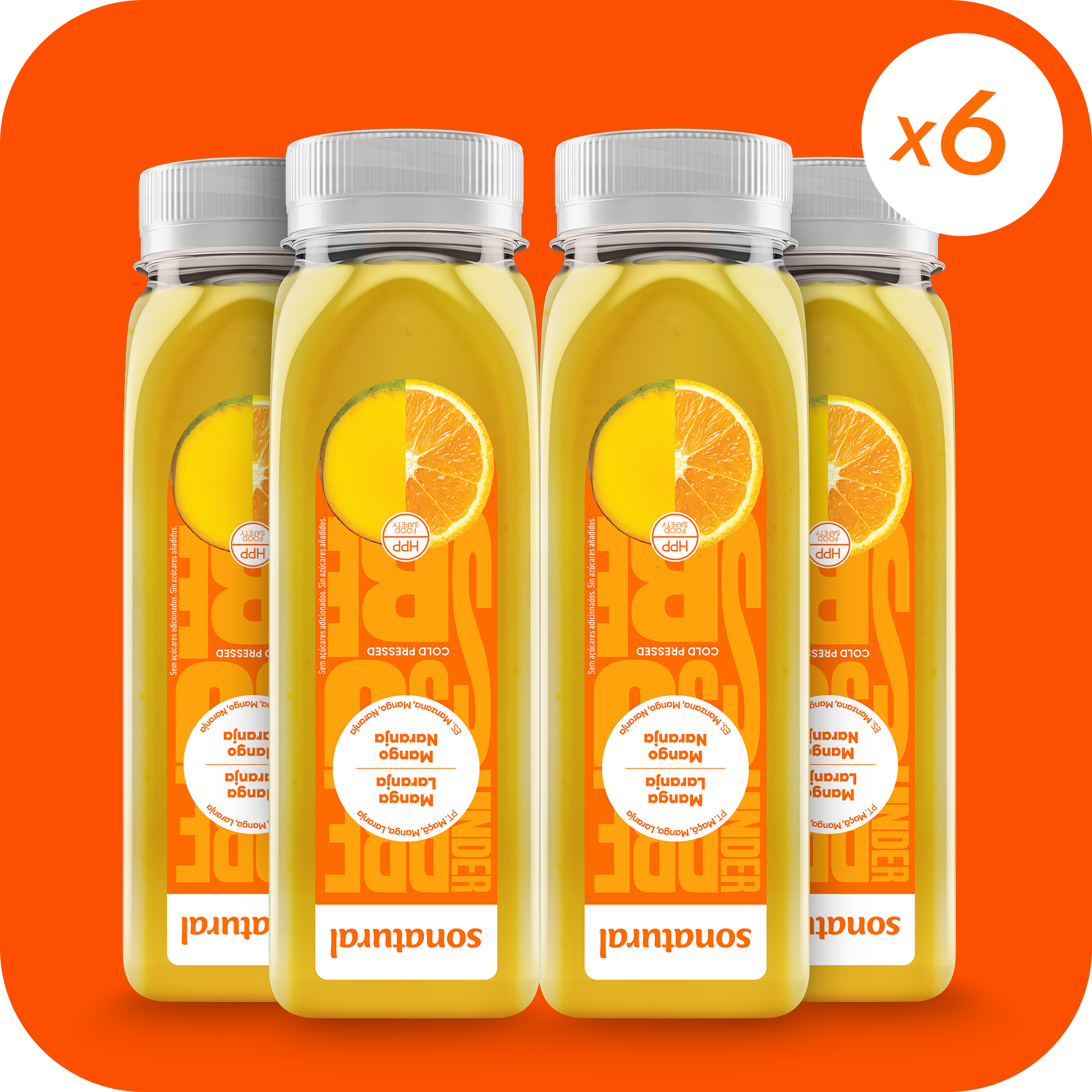 Sonatural Orange Mango Juice 250ml x3