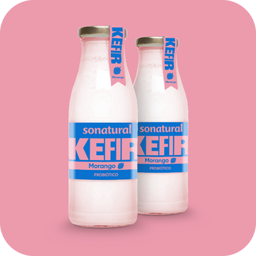 Morango kefir to drink Sonatural 500g x2