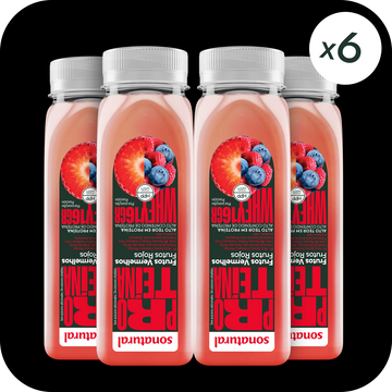Sumo Proteína Whey e Frutos Vermelhos Sonatural 250ml x6